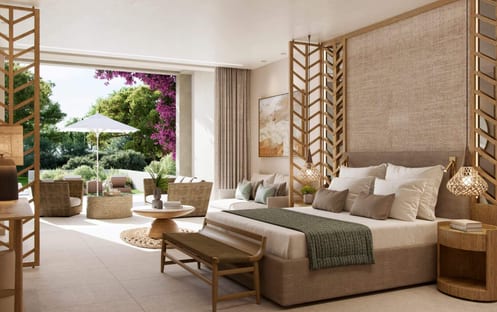 Deluxe Junior Bungalow Suite PrIvate Garden Sea View