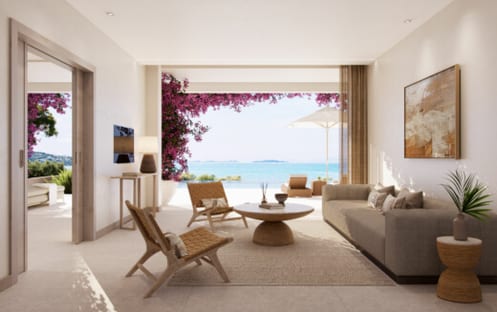 Deluxe Two Bedroom Bungalow Suite Private Garden Sea View