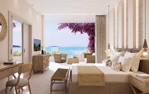 One Bedroom Bungalow Suite Balcony Pool View