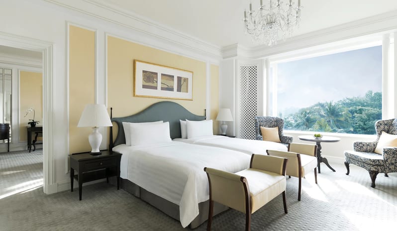 Shangri-La-Singapore-Deluxe-Suite-Twin-Bedroom