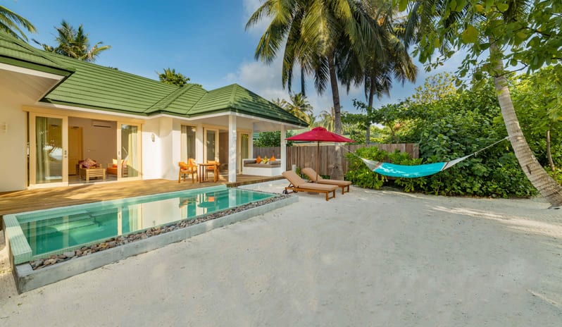 Two Bedroom Family Pool Beach Villa Private garden + Pool view