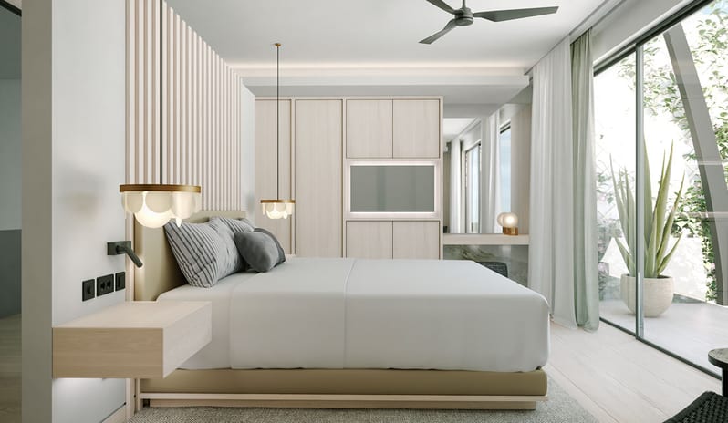 LUX Pool Villa Bedroom