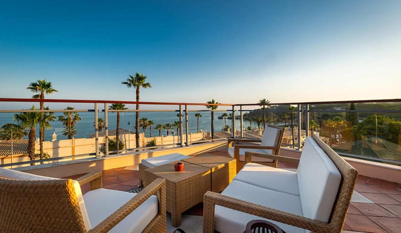 Outdoor seating area