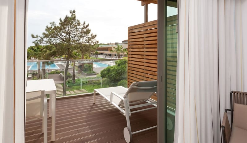 Pool view from balcony
