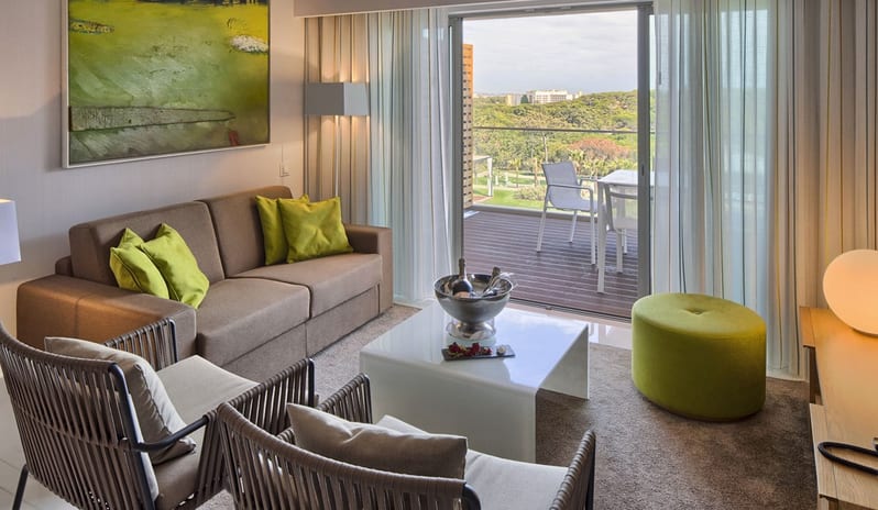 Living room facing balcony