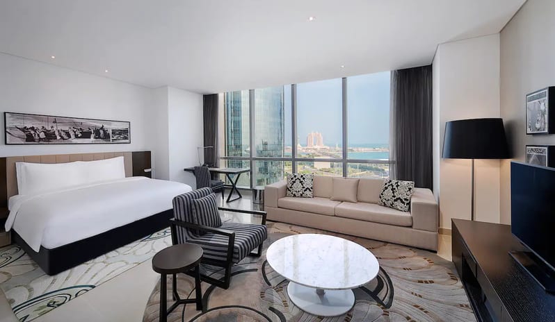 Conrad-Abu-Dhabi-Studio-Apartment-with-Sea-View