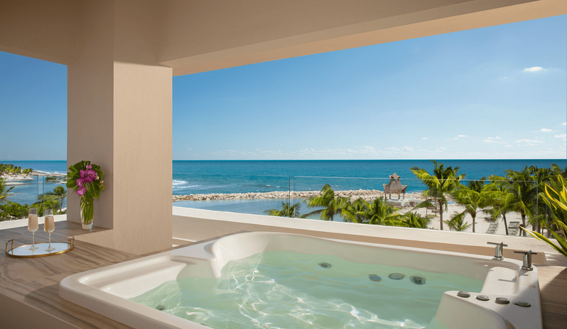 Honeymoon Hot Tub Ocean View