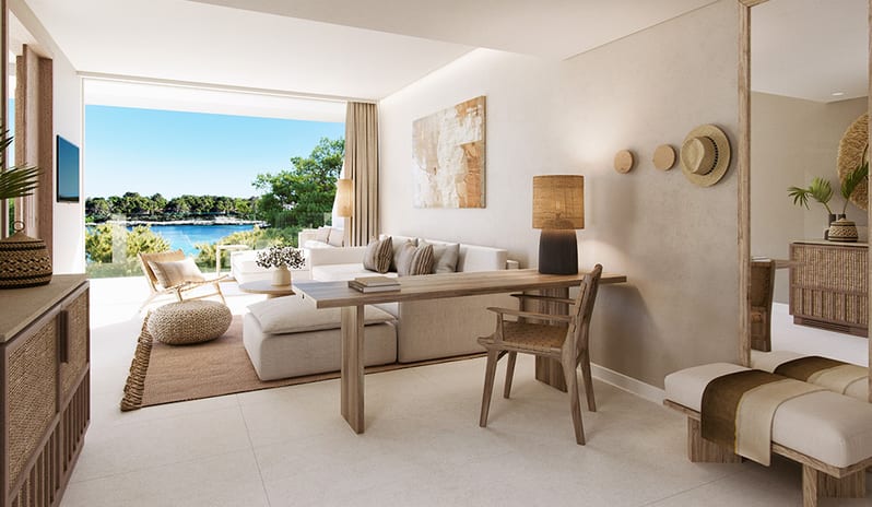 Deluxe One Bedroom Suite Partial Sea View