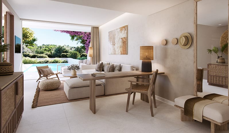 Deluxe One Bedroom Suite Private Pool Garden View