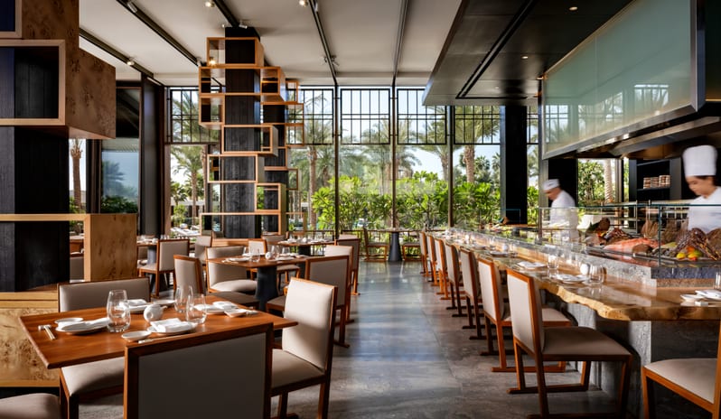 Nobu by the beach, Interior
