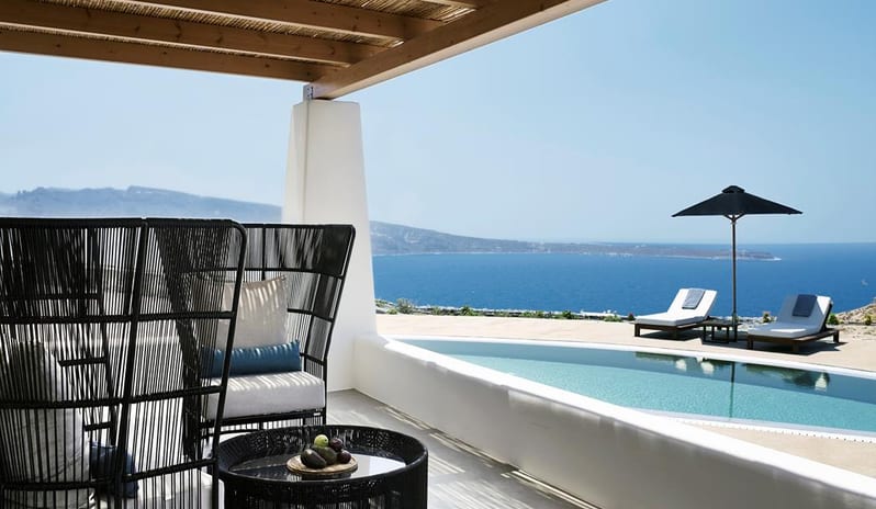 Ilios Pool Villa with Sunset & Sea View