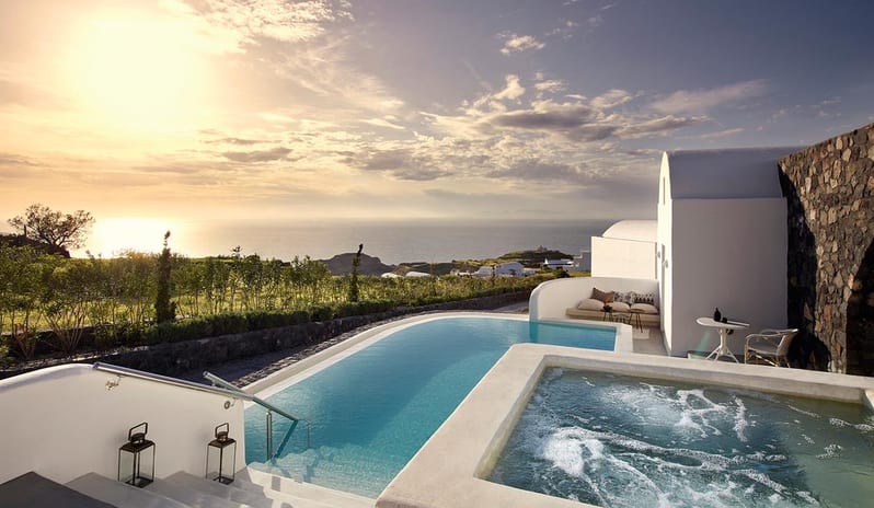 Royal Suite Sunset & Sea View with pool & jacuzzi