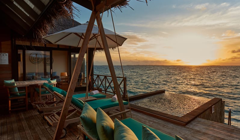 Sunset Water Villa with Infinity Pool