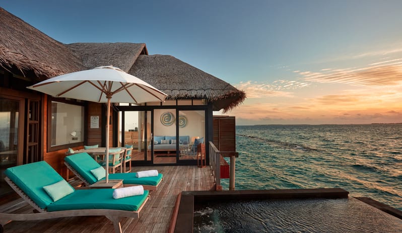 Sunset Water Villa with Infinity Pool