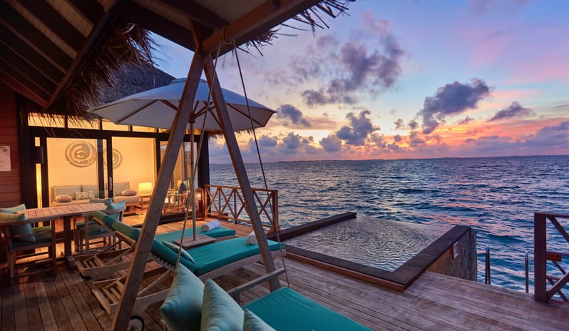 Sunset Water Villa with Infinity Pool