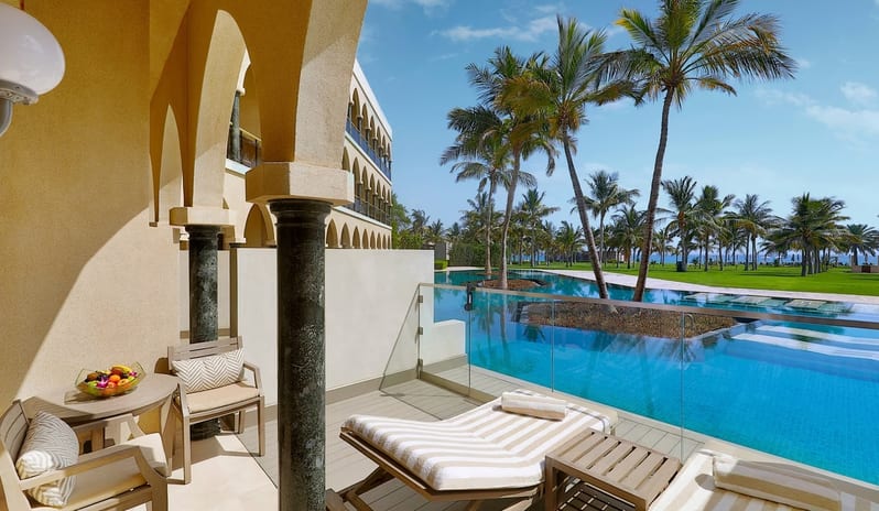 Al-Bustan-Palace-Ritz-Carlton-Deluxe-Lagoon-Access-King-Room-View