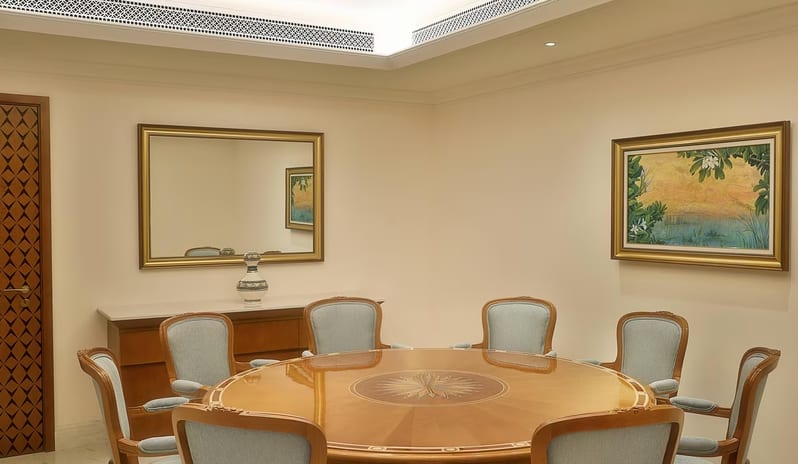 Al-Bustan-Palace-Ritz-Carlton-Abu-Dhabi-Presidential-Suite-Dining-Area