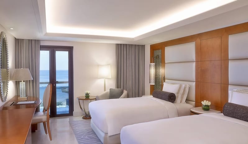 Al-Bustan-Palace-Ritz-Carlton-Abu-Dhabi-Presidential-Suite-Sea-View-Twin-Bed