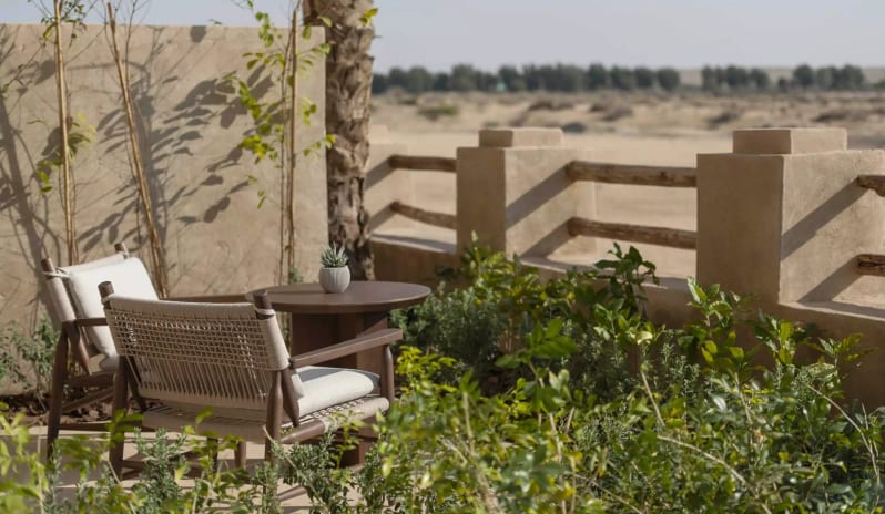 Bab Al Shams Terrace Desert View Twin Room
