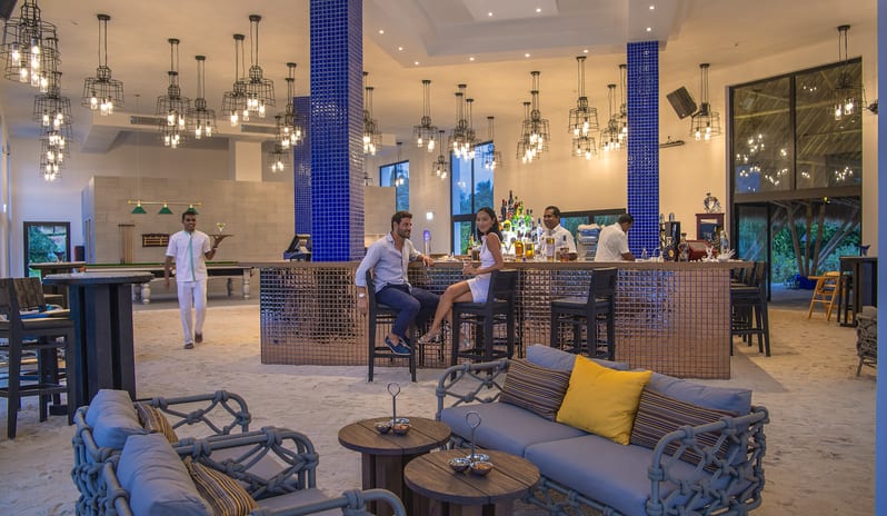 Sunset Bar Living & Pool Area