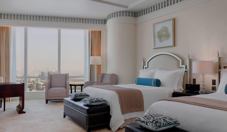 St.-Regis-Abu-Dhabi-Partial-Sea-View-Room-Twin-Bed