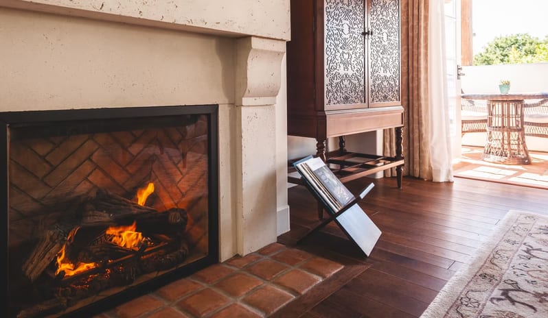 El Encanto, A Belmond Hotel, Santa Barbara - Terrace Premier King Room Fireplace 2