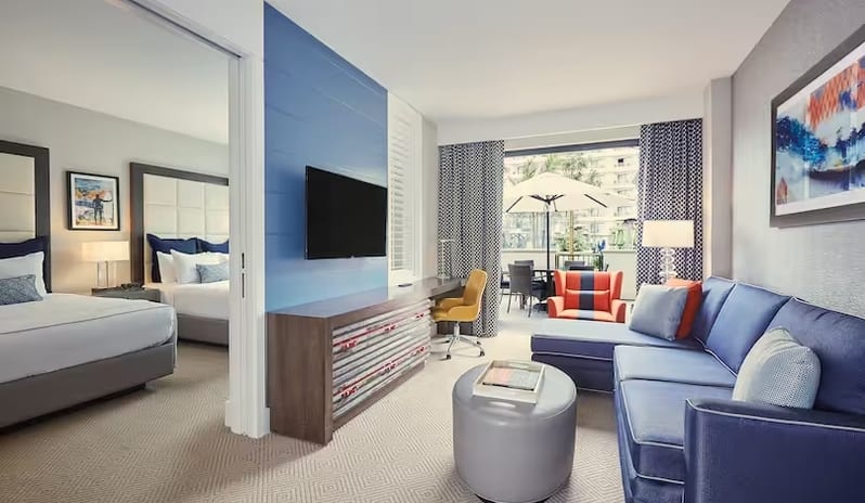 THE-WATEFRONT-BEACH-RESORT-PREMIUM-POOLSIDE-1-BEDROOM-2-QUEEN-SUITE-DETAIL
