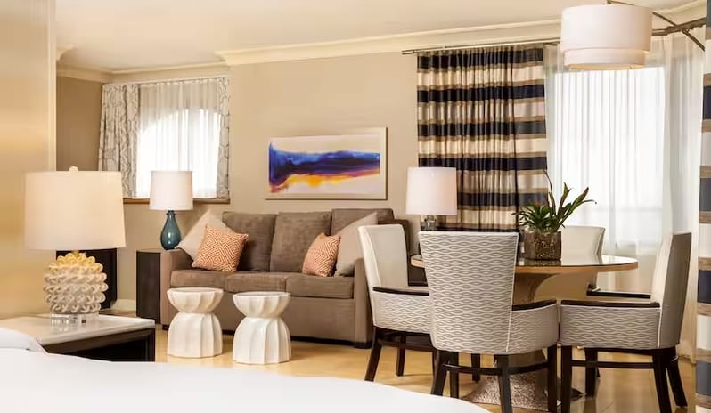 The-Water-Front-Beach-Resort-Oceanfront-1-King-Studio-Suite-Living-Area