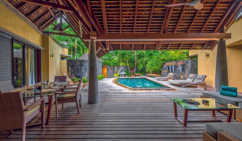 Trou Aux Biches Beachcomber Golf Resort & Spa - Three Bedroom Pool Villa Pool area