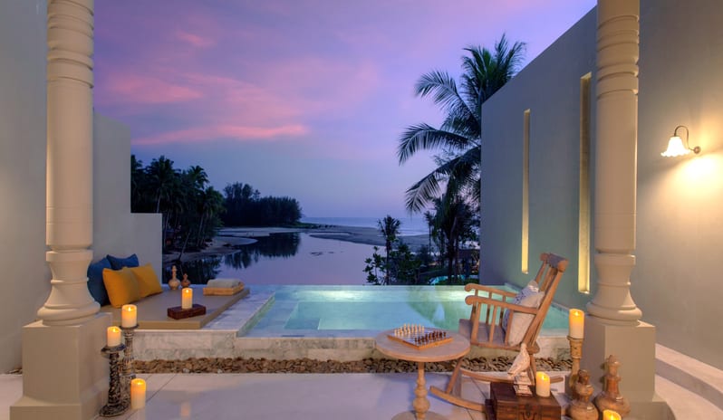Devasom Khao Lak Beach Resort & Villas - Seaside Pool Paradise Suite Evening
