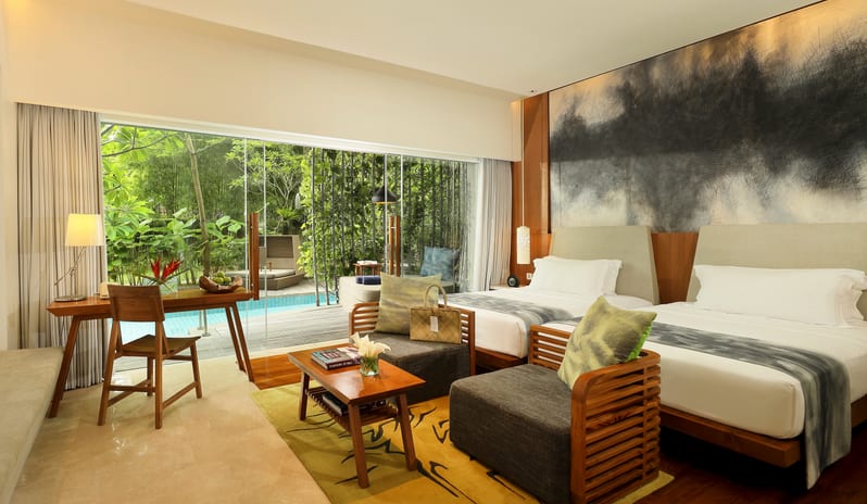 Impressive Lagoon Pool Suite - Two-double-beds