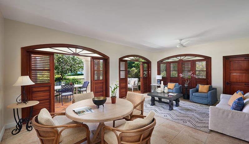 Spanish Courtyard Suite Living