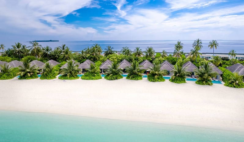 Beach Villa with Pool Exterior