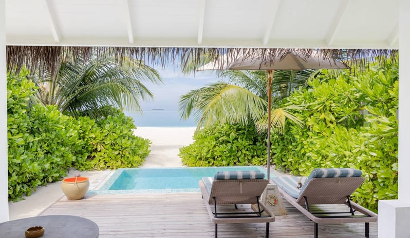 Beach Villa with Pool View