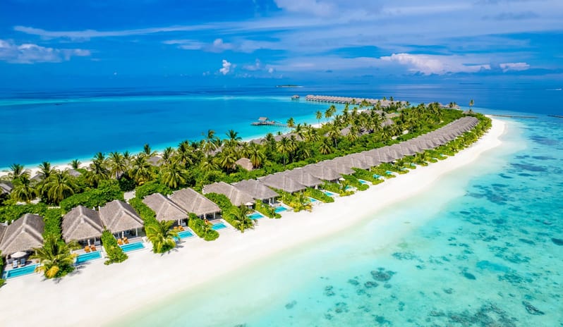 Family Beach Villa With Pool - Aerial