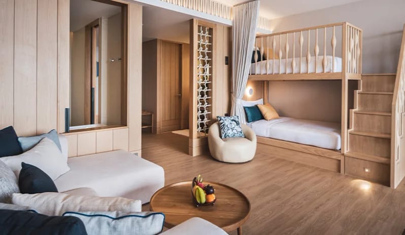 Family Suite Pool Access - Bunk Beds