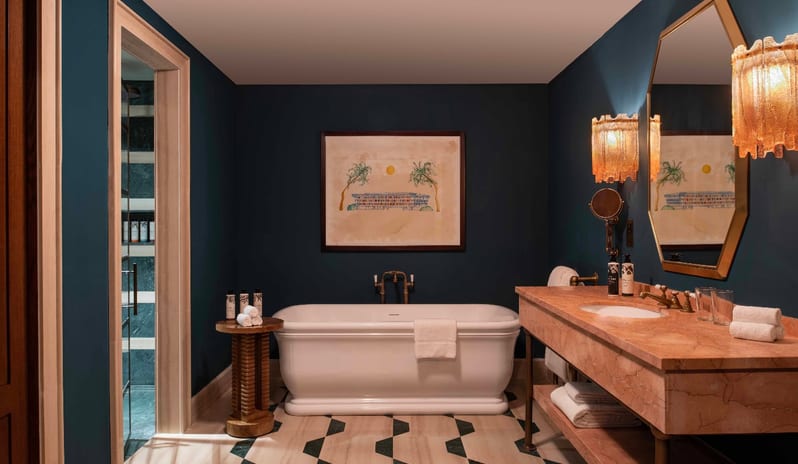 The Ned Doha - Large Double Bathroom