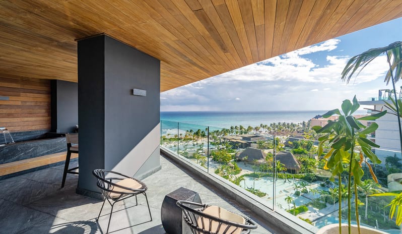 Master Suite Ocean Front Terrace View