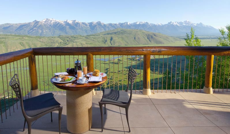 Amangani Grand Teton Suite Terrace