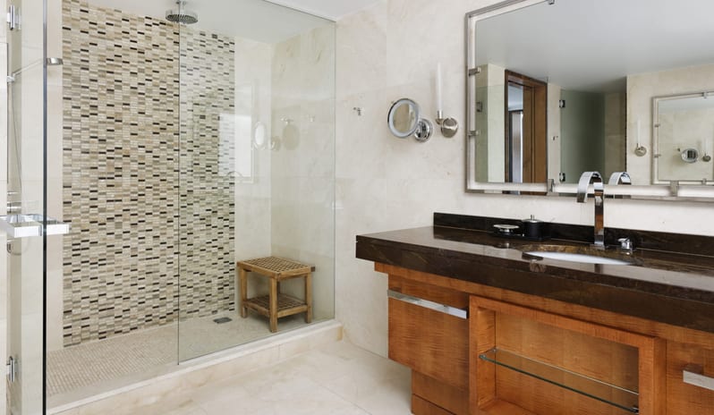 Deluxe Mountain-View Room Shower