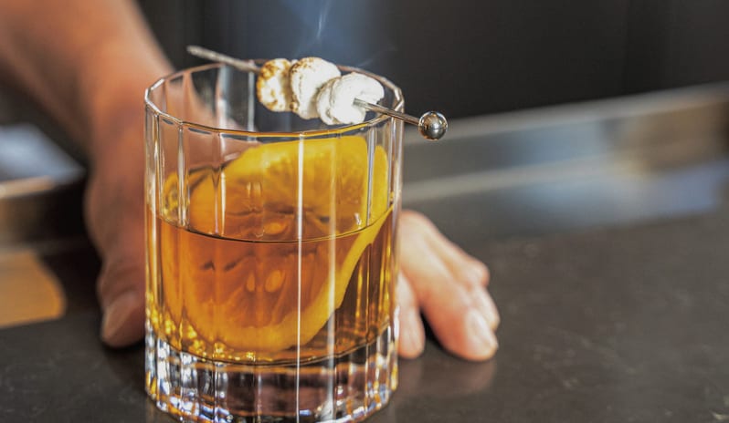 Edge Bar Warm Old Fashioned