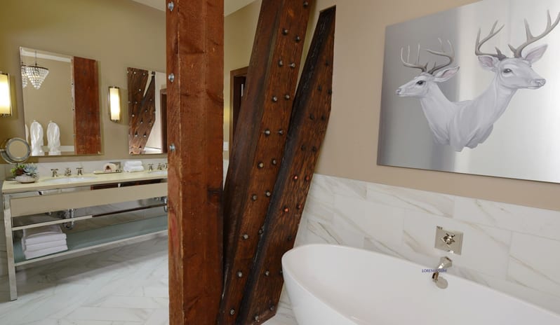 Loft Guest Rooms Bathtub
