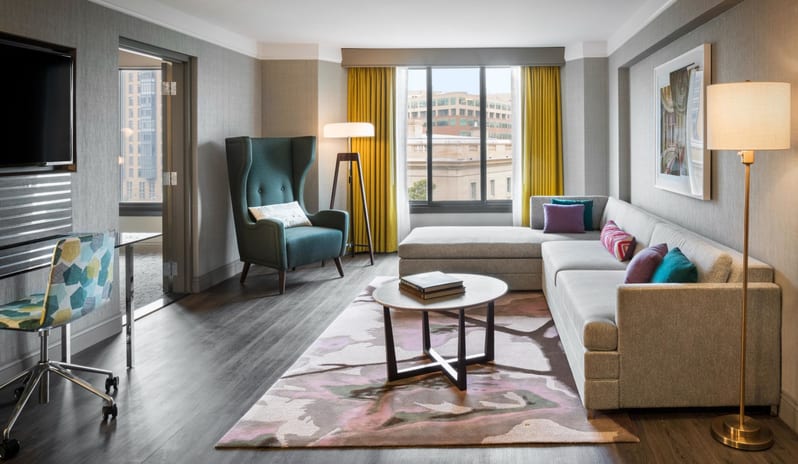 One Bedroom Suite Living