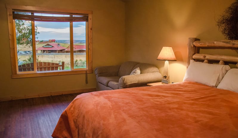 Meadow Cabin Bed View