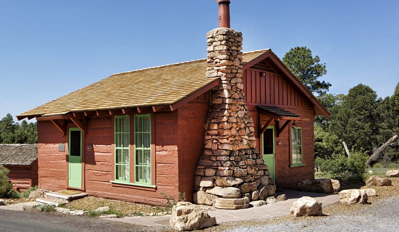 Red Horse Cabin Exterior