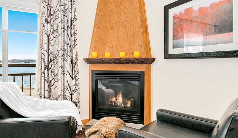 Over Water King Fireplace