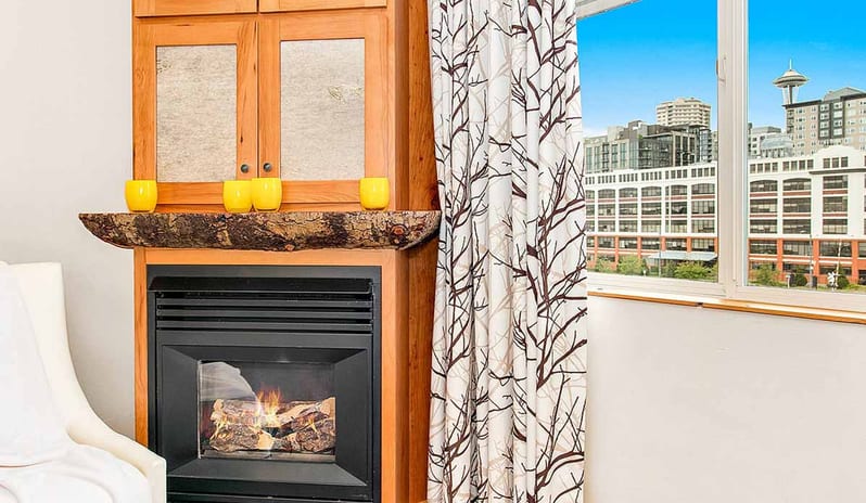 City View Double Fireplace