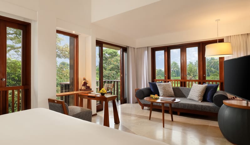 Impressive Forest Suite Twin Rice Field View
