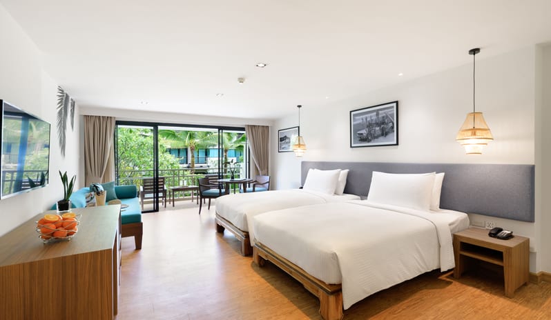 Deluxe Garden Balcony Twin Beds