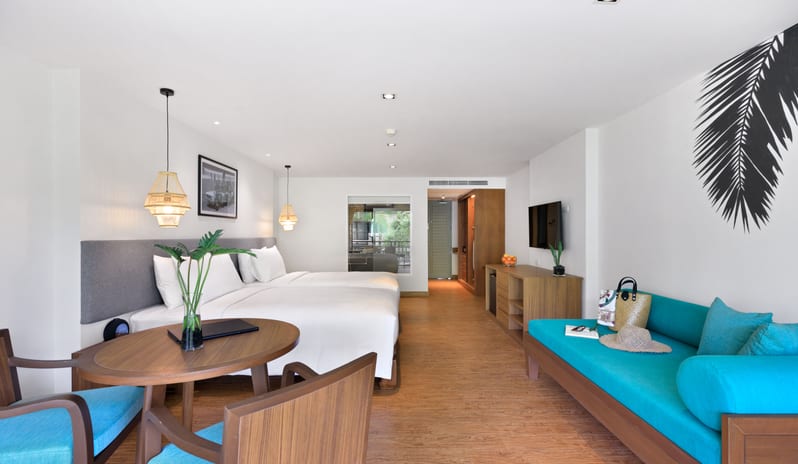 Deluxe Garden Balcony Twin Beds